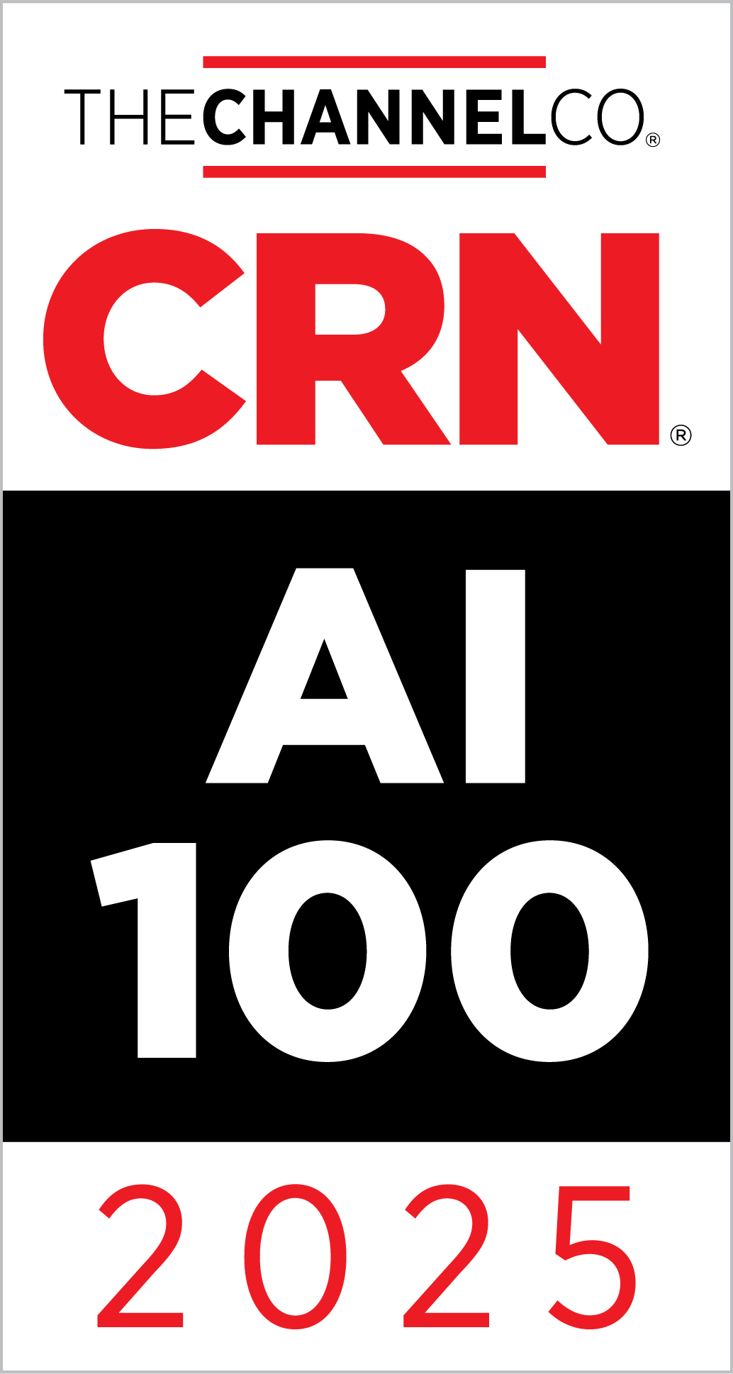 2025 CRN AI 100 Award