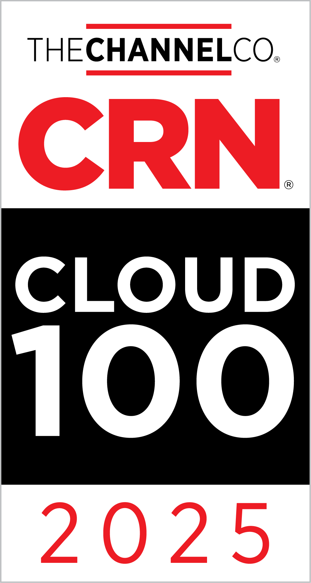 2025 CRN Cloud 100 Award