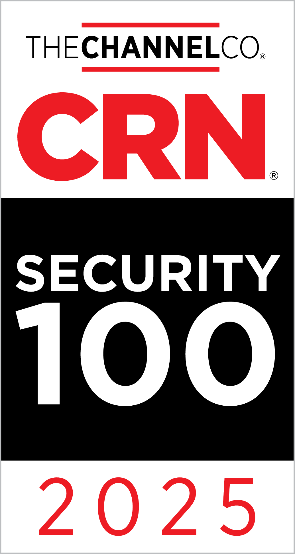 2025 CRN Security 100 Award